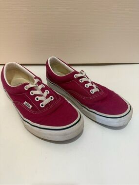 Vans Low Top Sneakers - Berry Pink and White
